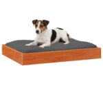 vidaXL Psia postel' Včelí hnedý 72 x 54 x 9 cm – Obrázok 3