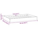 vidaXL Psia postel' Včelí hnedý 92 x 64 x 9 cm – Obrázok 7