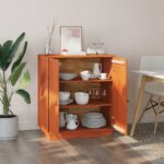 vidaXL Servírovacia skriňa Vosková Hnedá 65,5 x 40 x 75 cm – Obrázok 4