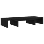 vidaXL Nastaviteľný stojan na monitor, čierny dub, 60x24x10,5 cm, umelé drevo – Obrázok 2