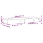 vidaXL Stojan na monitor, čierny dub, 100x27x10 cm, umelé drevo – Obrázok 10