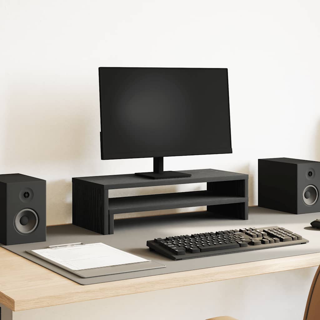 868089_1.jpg vidaXL Stojan na monitor, čierny dub, 54x22x15 cm, umelé drevo – Obrázok 1