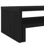 vidaXL Stojan na monitor, čierny dub, 54x22x15 cm, umelé drevo – Obrázok 9