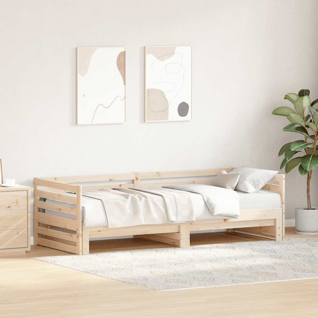 868188_1.jpg vidaXL Denná posteľ s výsuvným lôžkom bez matraca 80x200 cm – Obrázok 1