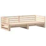 vidaXL Denná posteľ s výsuvným lôžkom bez matraca 80x200 cm – Obrázok 2