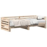 vidaXL Denná posteľ s výsuvným lôžkom bez matraca 80x200 cm – Obrázok 3