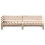 vidaXL Denná posteľ s výsuvným lôžkom bez matraca 80x200 cm – Obrázok 5