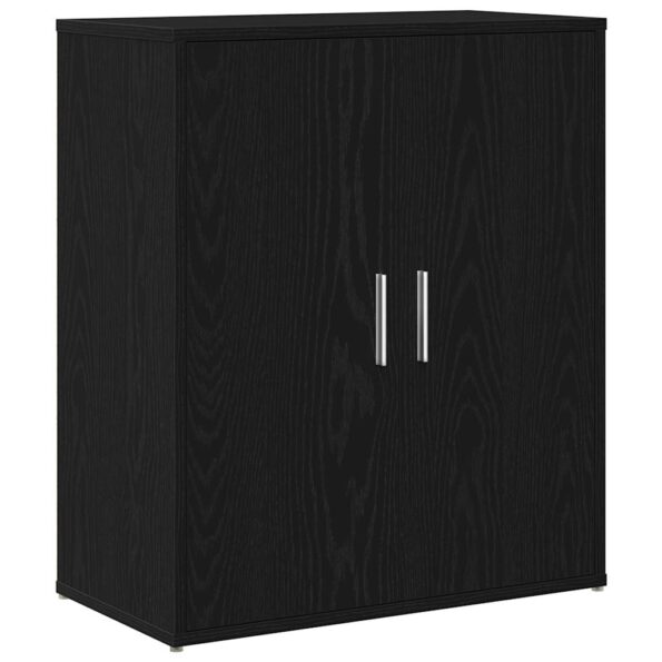 vidaXL Komoda, čierny dub, 60x31x70 cm, imitácia dreva – Obrázok 2