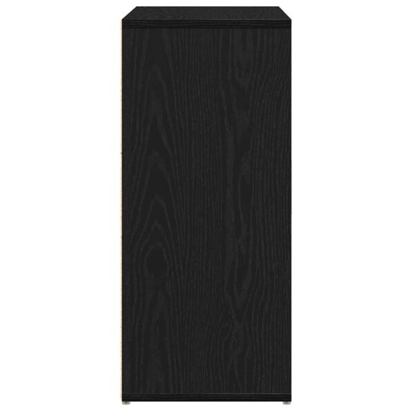 vidaXL Komoda, čierny dub, 60x31x70 cm, imitácia dreva – Obrázok 7