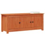vidaXL Skriňa na topánky Vosková Hnedá 110 x 38 x 45,5 cm – Obrázok 4