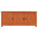 vidaXL Skriňa na topánky Vosková Hnedá 110 x 38 x 45,5 cm – Obrázok 7