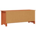 vidaXL Skriňa na topánky Vosková Hnedá 110 x 38 x 45,5 cm – Obrázok 9