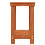 vidaXL Pracovný stôl Vosková Hnedá 80 x 50 x 80 cm Masívna borovica – Obrázok 6