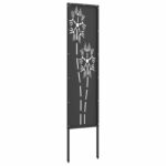 vidaXL Záhradná clona na súkromie Rezací Čierna 32 x 140 cm – Obrázok 5