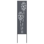 vidaXL Záhradná clona na súkromie Rezací Antracit 32 x 140 cm – Obrázok 2
