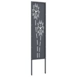 vidaXL Záhradná clona na súkromie Rezací Antracit 32 x 140 cm – Obrázok 5