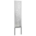 vidaXL Záhradná clona na súkromie Rezací Strieborná 32 x 140 cm – Obrázok 4