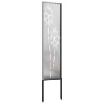 vidaXL Záhradná clona na súkromie Rezací Strieborná 32 x 140 cm – Obrázok 5