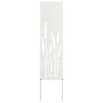 vidaXL Záhradná clona na súkromie Rezací Biela 32 x 140 cm – Obrázok 2