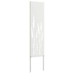 vidaXL Záhradná clona na súkromie Rezací Biela 32 x 140 cm – Obrázok 4