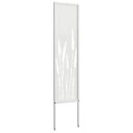 vidaXL Záhradná clona na súkromie Rezací Biela 32 x 140 cm – Obrázok 5