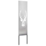 vidaXL Záhradná clona na súkromie Strieborná 32 x 140 cm – Obrázok 4