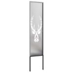 vidaXL Záhradná clona na súkromie Strieborná 32 x 140 cm – Obrázok 5