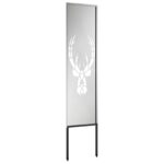 vidaXL Záhradná clona na súkromie Strieborná 32 x 140 cm – Obrázok 5
