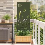 vidaXL Záhradná clona na súkromie Rezací Olivovo zelená 50 x 140 cm