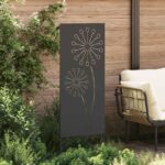 vidaXL Záhradná clona na súkromie Rezací Čierna 50 x 140 cm – Obrázok 3