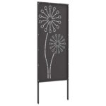 vidaXL Záhradná clona na súkromie Rezací Čierna 50 x 140 cm – Obrázok 5