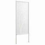 vidaXL Záhradná clona na súkromie Rezací Biela 50 x 140 cm – Obrázok 5