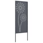 vidaXL Záhradná clona na súkromie Rezací Antracit 50 x 140 cm – Obrázok 5