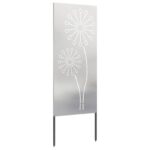 vidaXL Záhradná clona na súkromie Rezací Strieborná 50 x 140 cm – Obrázok 4