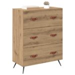 vidaXL Příborník Remeselný Dub 69,5 x 34 x 90 cm Konštruované drevo – Obrázok 3