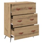 vidaXL Příborník Remeselný Dub 69,5 x 34 x 90 cm Konštruované drevo – Obrázok 5
