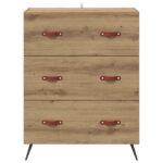 vidaXL Příborník Remeselný Dub 69,5 x 34 x 90 cm Konštruované drevo – Obrázok 6