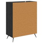 vidaXL Příborník Čierny Dub 69,5 x 34 x 90 cm Konštruované drevo – Obrázok 8