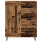 vidaXL Servírovacia skriňa so zásuvkou Staré drevo 69,5 x 34 x 90 cm – Obrázok 6