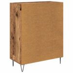 vidaXL Servírovacia skriňa so zásuvkou Staré drevo 69,5 x 34 x 90 cm – Obrázok 8