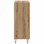 vidaXL Servírovacia skriňa so zásuvkou Remeselný Dub 69,5 x 34 x 90 cm – Obrázok 7