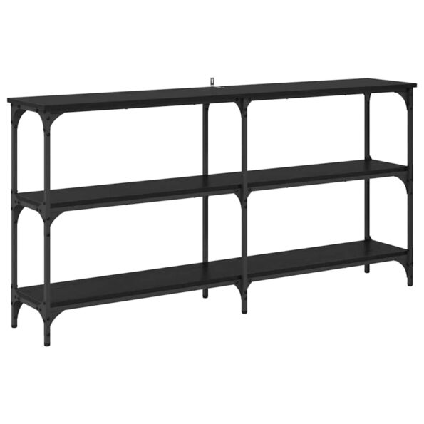 vidaXL Konzolový stôl Čierny dub 150 x 29 x 75 cm – Obrázok 2