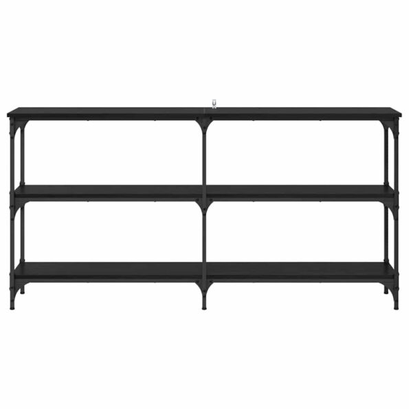 vidaXL Konzolový stôl Čierny dub 150 x 29 x 75 cm – Obrázok 5