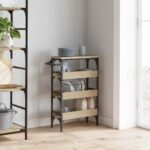 vidaXL Kuchynský vozík Sonoma dub 53 x 20 x 76 cm Kompozitné drevo – Obrázok 4