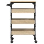 vidaXL Kuchynský vozík Sonoma dub 53 x 20 x 76 cm Kompozitné drevo – Obrázok 6