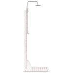 vidaXL Externá sprcha 223 cm Biela – Obrázok 5