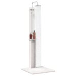 vidaXL Externá sprcha 206 cm Biela – Obrázok 3