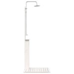vidaXL Externá sprcha 206 cm Biela – Obrázok 5