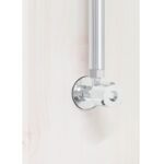 vidaXL Externá sprcha 206 cm Biela – Obrázok 7