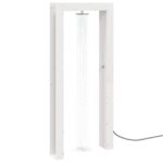 vidaXL Externá sprcha 226 cm Biela – Obrázok 3